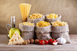 Photo: Still life with traditional food ingredients Still life with traditional food ingredients