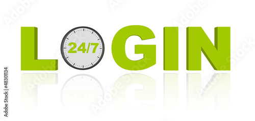 Vector: login 24/7 login 24/7