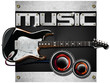Electric Guitar Music Background