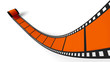 Blanko Filmrolle Orange 01