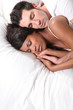Sleeping couple