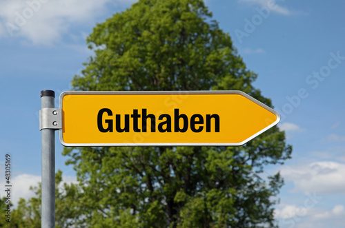 Photo: Pfeil mit Baum GUTHABEN Pfeil mit Baum GUTHABEN