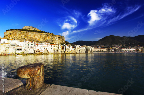 Photo: Cefalu, Sicily, Italy. Cefalu, Sicily, Italy.