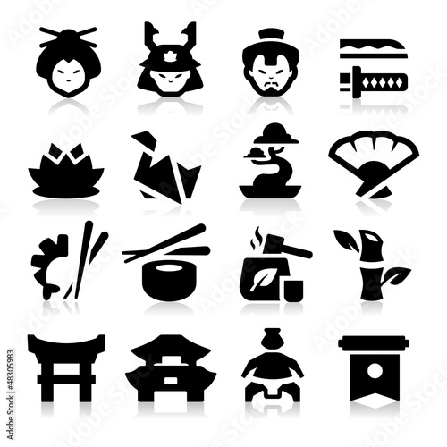 Vector: Japanese Culture Icons Japanese Culture Icons