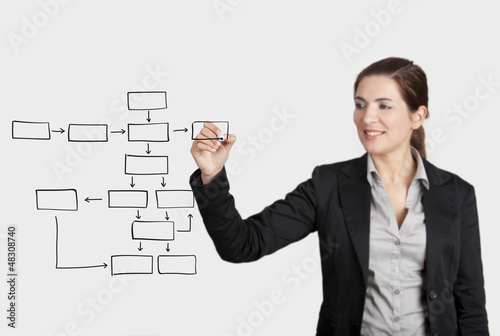 Photo: Drawing a diagram Drawing a diagram