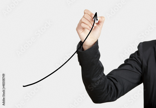 Photo: Drawing a chart Drawing a chart