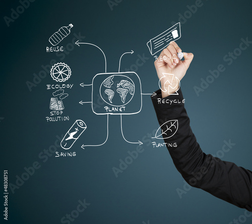 Photo: Drawing a diagram Drawing a diagram