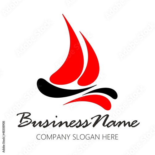 Vector: boat yacht logo business boat yacht logo business