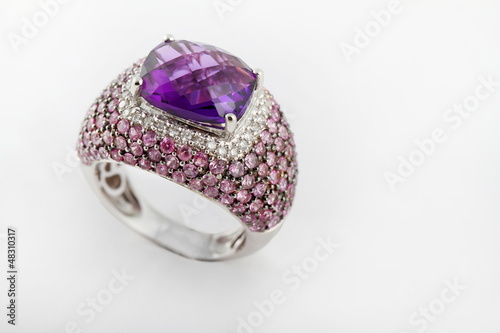Photo: anello con ametista anello con ametista