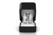 Diamond in a gift box