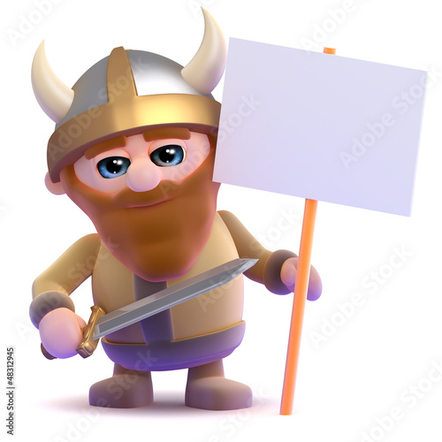 Illustration: Viking protests working conditions Viking protests working conditions