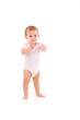 Photo: Cute baby standing unstable Cute baby standing unstable