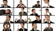 business concept collage