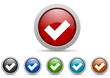 accept vector icon set