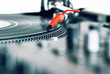 Photo: Turntable playing vinyl record Turntable playing vinyl record