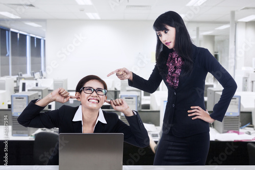 Photo: Business conflict Business conflict