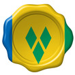 Wachssiegel St. Vincent / Grenadinen