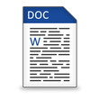 Illustration: Dateityp Icon DOC Dateityp Icon DOC