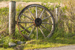 Agriculture, Cart wheel, abandoned