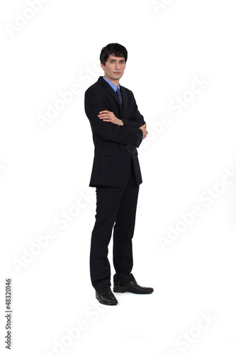 Photo: Stern looking businessman Stern looking businessman
