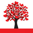 abstract heart tree