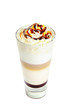 Latte isolated on white