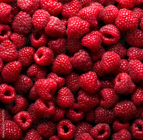 Photo: Raspberry fruit background Raspberry fruit background