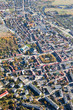 aerial view of Pinczow town in Poland aerial view of Pinczow town in Poland
