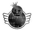 wing skull crown
