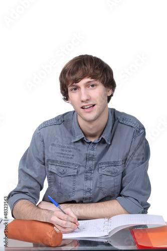 Photo: portrait of a student portrait of a student