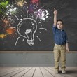 Idea of a happy child