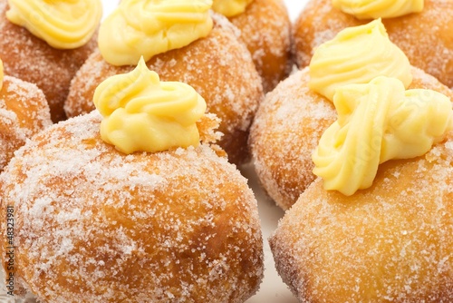 Photo: Krapfen with the cream Krapfen with the cream