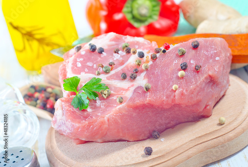 Photo: raw meat raw meat