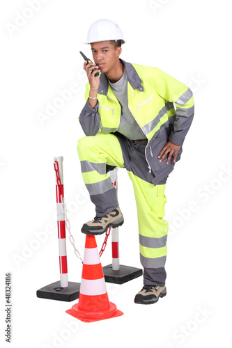 Photo: Roadworker Roadworker