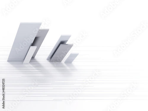 Illustration: Abstract metallic lines and details as a futuristic background Abstract metallic lines and details as a futuristic background