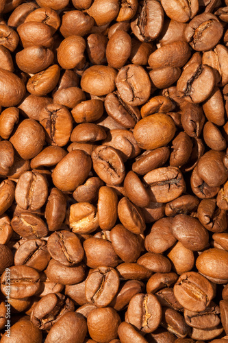 Photo: Coffee beans background Coffee beans background