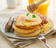Large hearty cooked breakfast