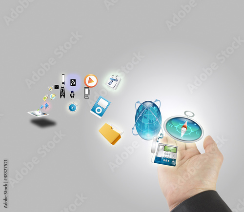 Photo: social network social network