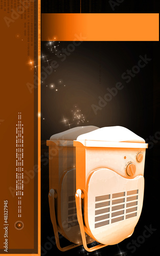 Illustration: Bathroom fan heater Bathroom fan heater