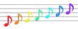 Music of rainbow