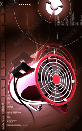 Illustration: Portable ventilator Portable ventilator