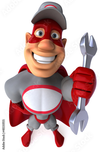 Illustration: Super mechanic Super mechanic
