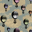 grunge vintage airship