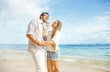 Beach, beautiful couple