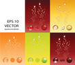 Vector: Set of Fruit Juices Set of Fruit Juices