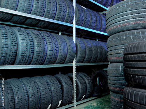 Photo: Store for tires Store for tires