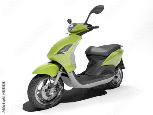 Illustration: Scooter isolated Scooter isolated