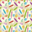 Seamless background, stationery