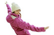 Photo: The happy girl in winter clothes The happy girl in winter clothes