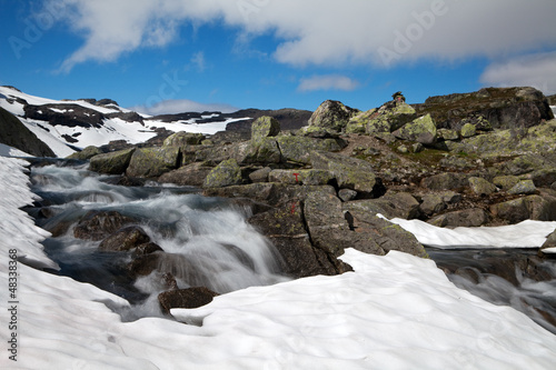 Photo: Eis und Schnee in der Hardangervidda Eis und Schnee in der Hardangervidda